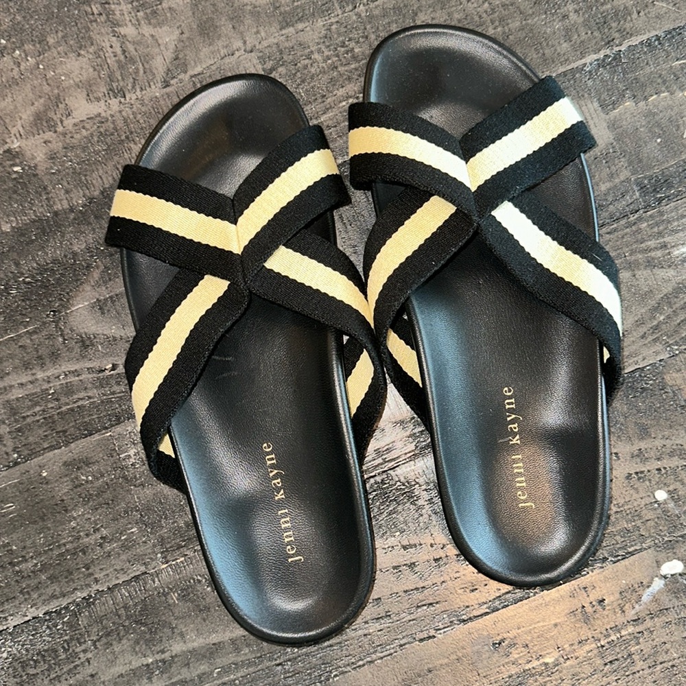 BRAND NEW Jenni Kayne Cotton Crossover Sandals